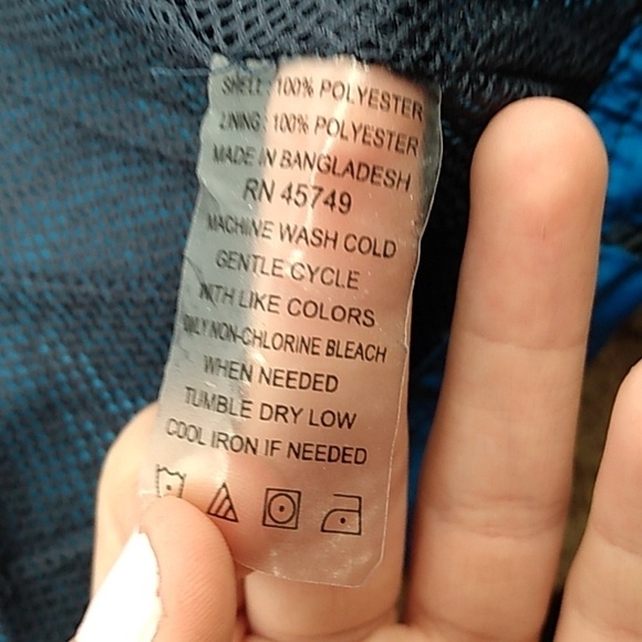 Three hearts size L blue and black Jacket - Picture 9 of 10